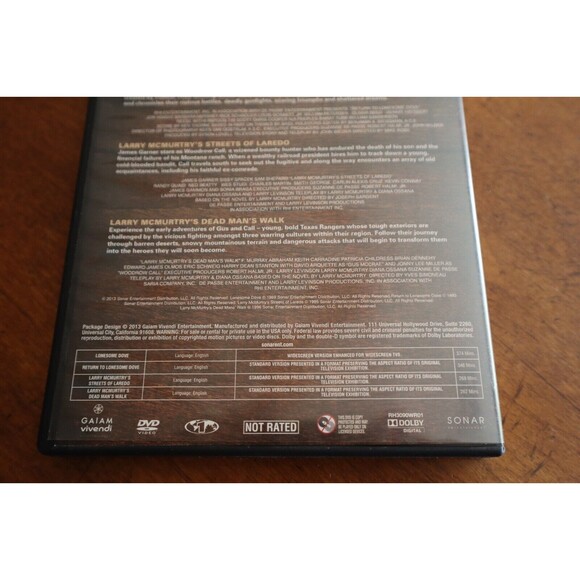 Lonesome Dove 4 Disc Collection DVD Return To, Streets Of Laredo Dead Man's Walk - Picture 9 of 10
